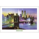 Kunstdruck "H. Leung - New York At Night"