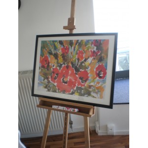 Kunstdruck "Nitza Flantz - Bouquet of Anemones"