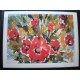 Kunstdruck "Nitza Flantz - Bouquet of Anemones"