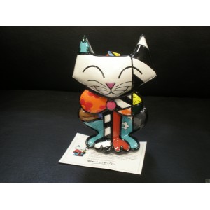 Original signierte Romero Britto Figur "Sam"